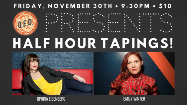 QED Presents: Ophira Eisenberg & Emily Winter